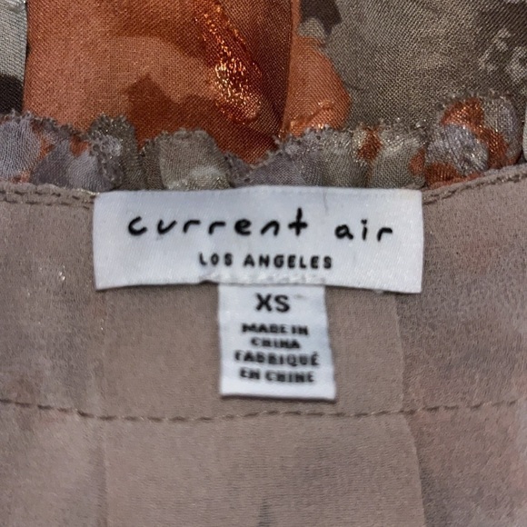 Anthropology current air Ruffled Floral Mini Dress | size XS - Picture 7 of 12